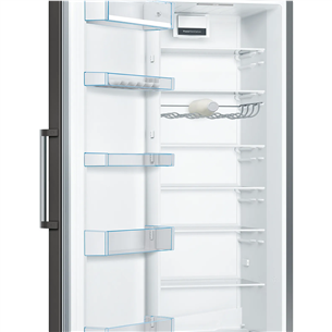 Bosch Series 4, aukštis 186 cm, 346 L, juodas - Šaldytuvas