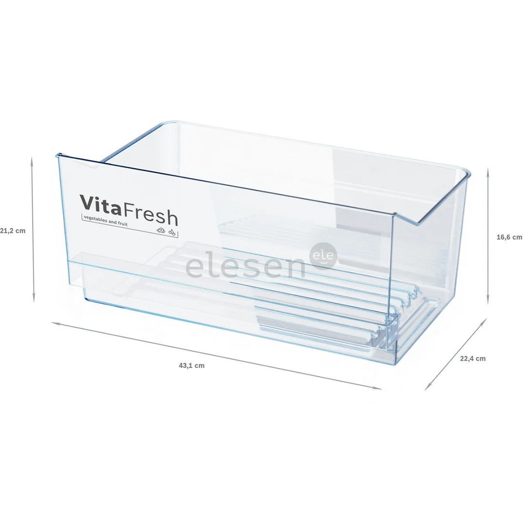 Bosch Series 4, aukštis 186 cm, 346 L, juodas - Šaldytuvas