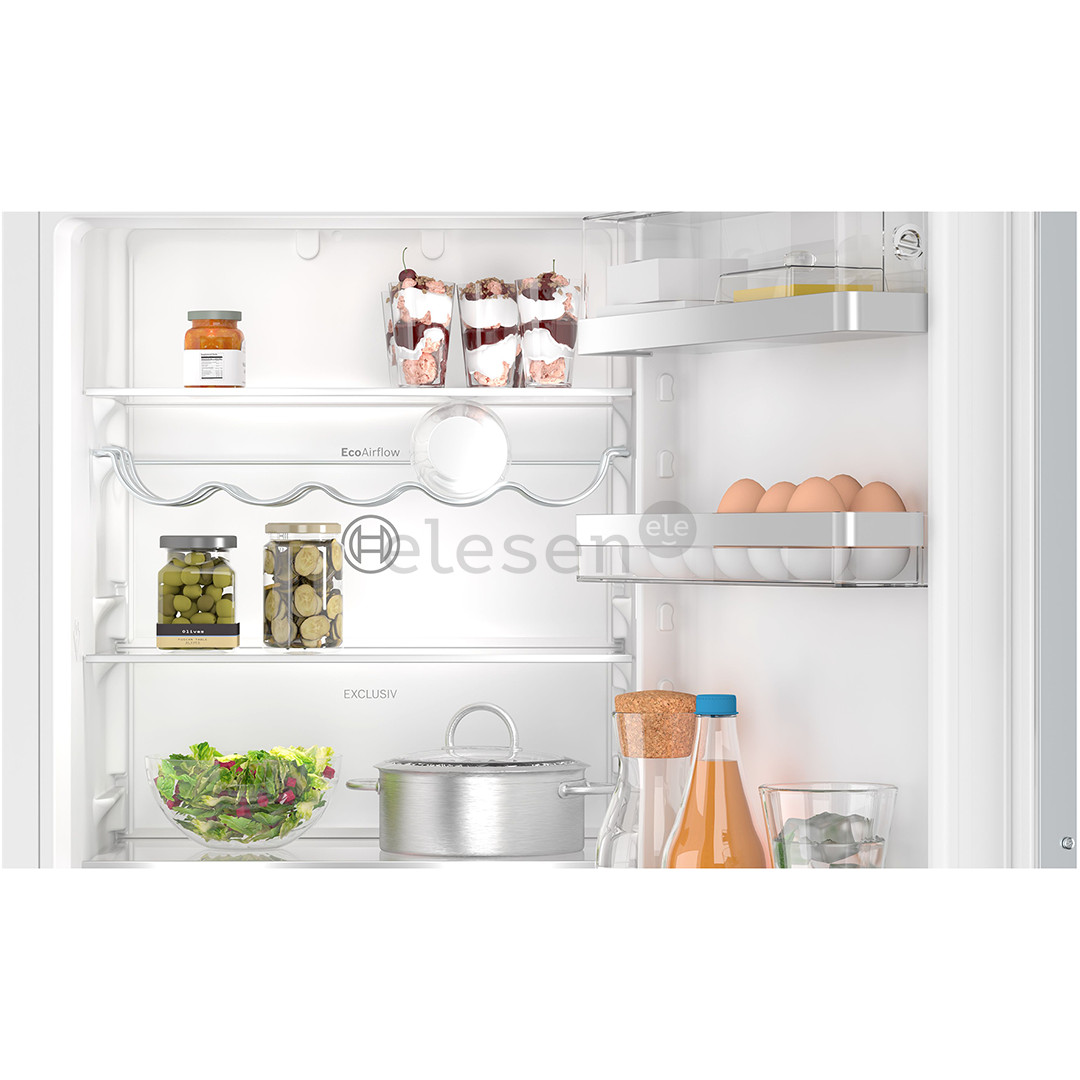 Bosch, Series 6, NoFrost, 260 L, aukštis 178 cm - Įmontuojamas šaldytuvas