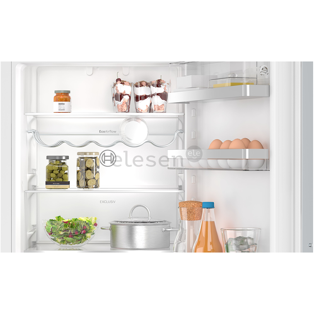 Bosch, Series 6, NoFrost, 260 L, height 178 cm - Built-in refrigerator