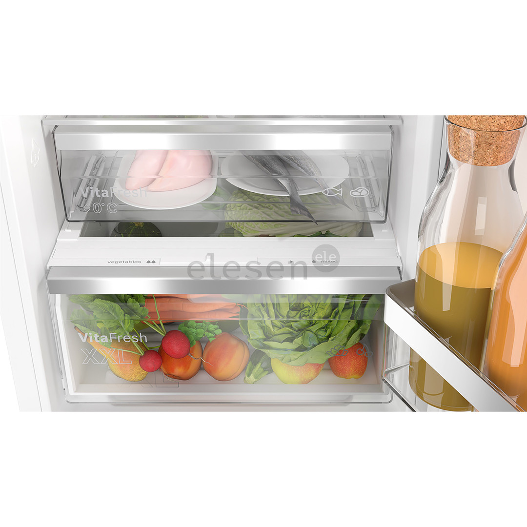 Bosch, Series 6, NoFrost, 260 L, aukštis 178 cm - Įmontuojamas šaldytuvas