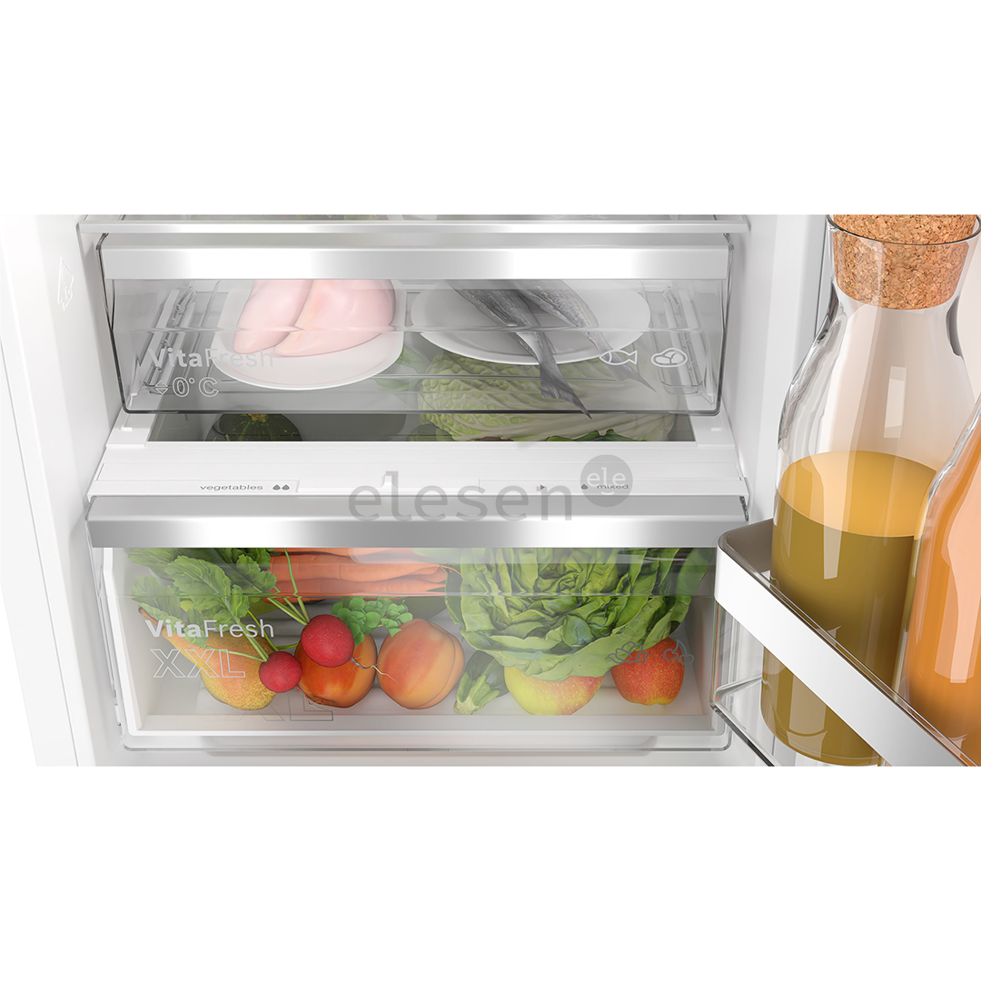 Bosch, Series 6, NoFrost, 260 L, height 178 cm - Built-in refrigerator