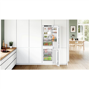 Bosch, Series 6, NoFrost, 260 L, aukštis 178 cm - Įmontuojamas šaldytuvas