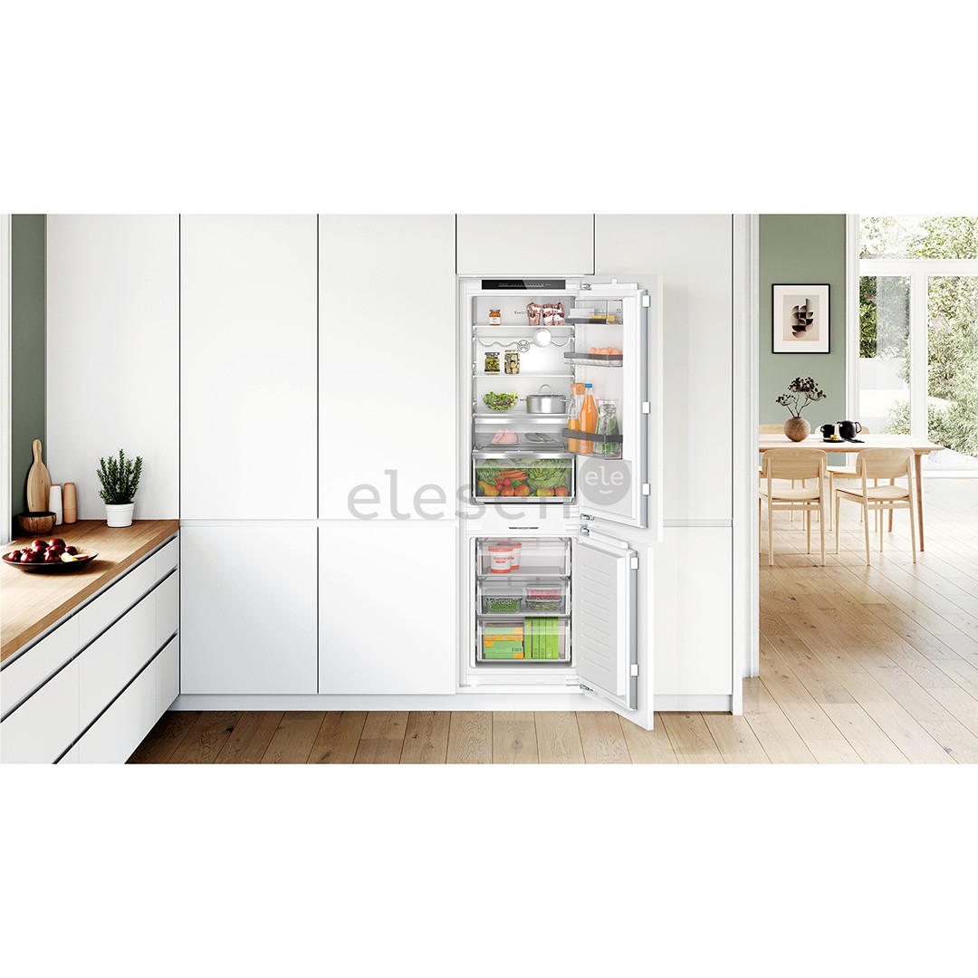 Bosch, Series 6, NoFrost, 260 L, aukštis 178 cm - Įmontuojamas šaldytuvas