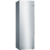 Bosch Series 8, No Frost, 309 L, aukštis 186 cm, nerūdijančio plieno - Šaldytuvas