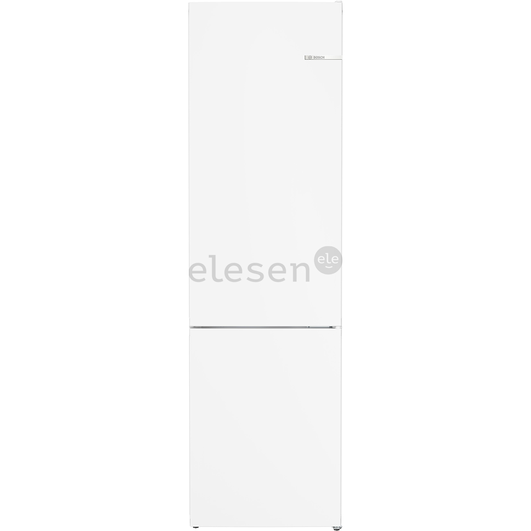 Bosch, Series 4, NoFrost, 363 L, aukštis 203 cm, baltas - Šaldytuvas