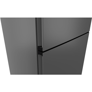 Bosch, Series 4, NoFrost, 440 L, aukštis 203 cm, tamsiai pilkas - Šaldytuvas