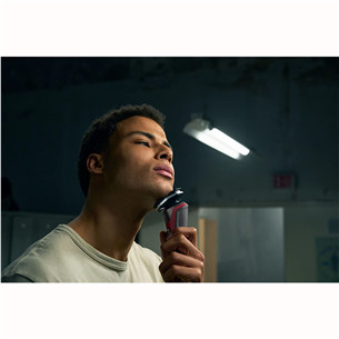 Philips Shaver Series 5000 Wet & Dry, red/black - Shaver