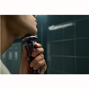 Philips Shaver Series 5000 Wet & Dry, red/black - Shaver