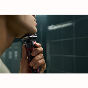 Philips Shaver Series 5000 Wet & Dry, raudona/juoda - Barzdaskutė