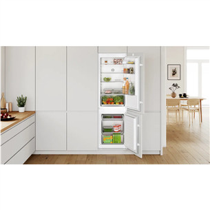 Bosch Series 2, 267 L, height 178 cm - Built-in refrigerator
