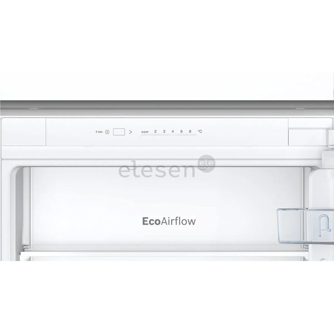 Bosch Series 2, 267 L, height 178 cm - Built-in refrigerator