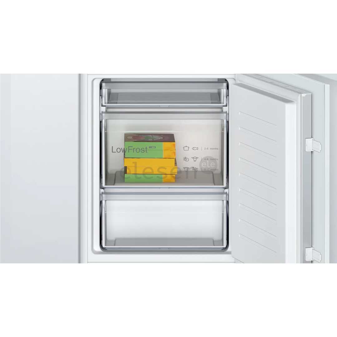 Bosch Series 2, 267 L, height 178 cm - Built-in refrigerator