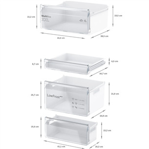 Bosch Series 2, 267 L, height 178 cm - Built-in refrigerator