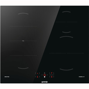 Gorenje, Ширина 59,5 см, без рамы, черный - Интегрируемая индукционная варочная панель GI621FMC