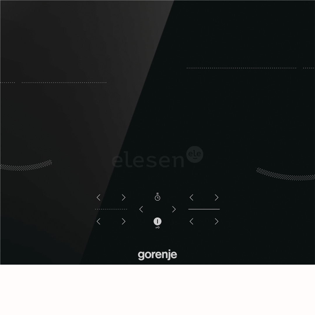 Gorenje, plotis 59,5 cm, berėmė, juoda - Įmontuojama indukcinė kaitlentė