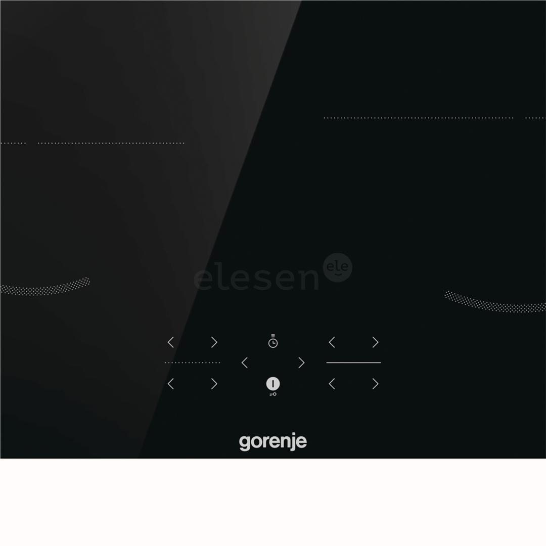 Gorenje, width 59,5 cm, frameless, black - Built-in induction hob