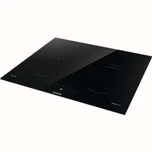 Gorenje, width 59,5 cm, frameless, black - Built-in induction hob