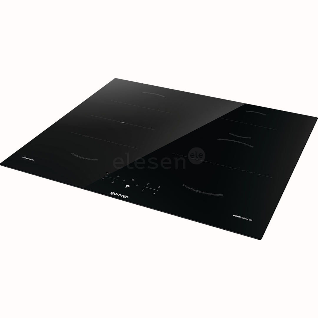 Gorenje, width 59,5 cm, frameless, black - Built-in induction hob