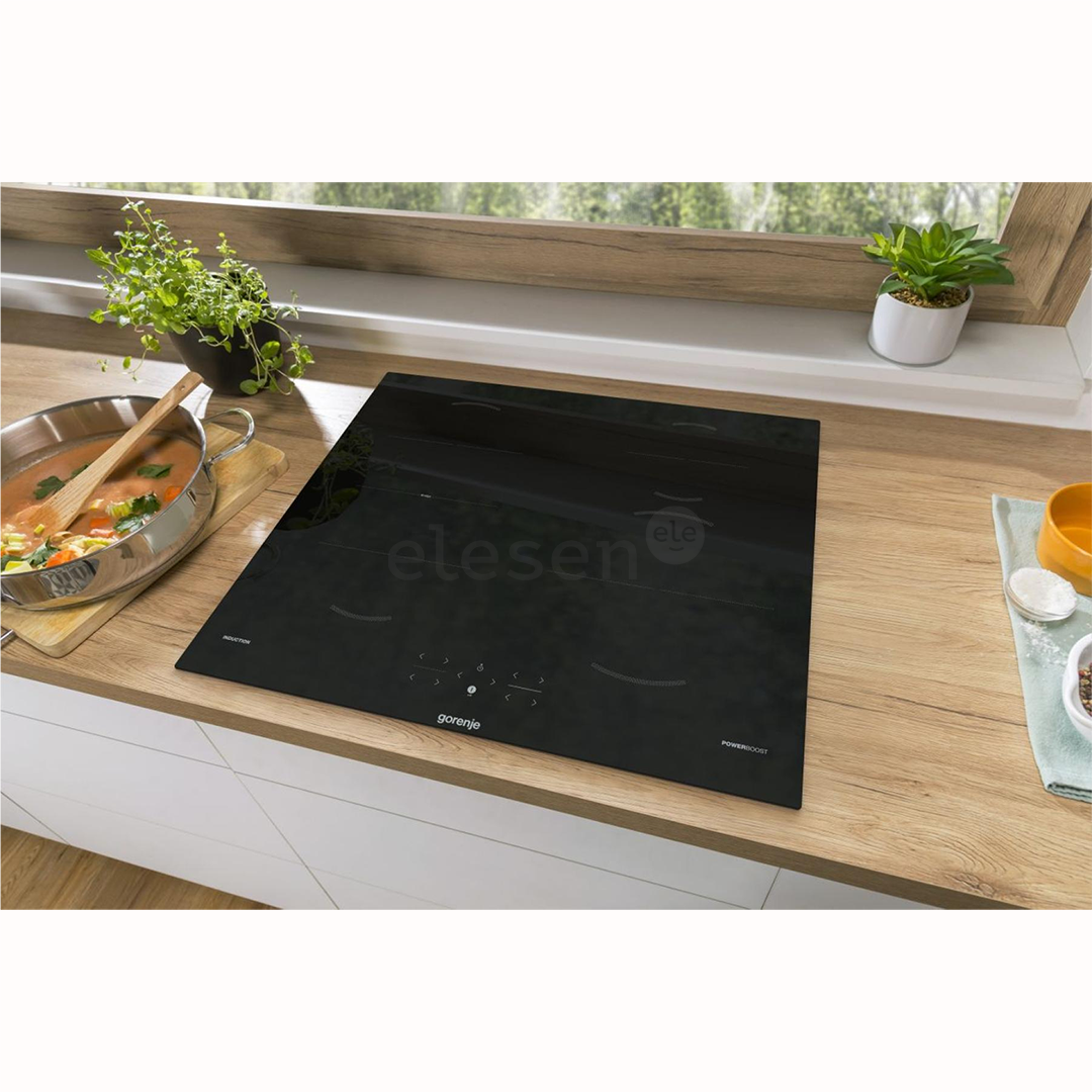 Gorenje, width 59,5 cm, frameless, black - Built-in induction hob