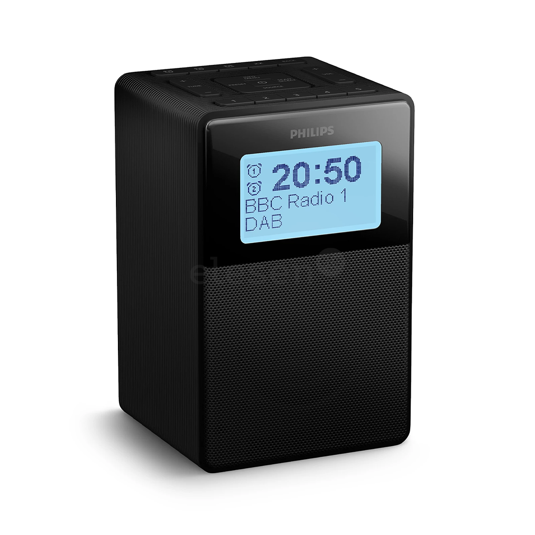 Philips TAR5100, DAB+, juodas - Radijo žadintuvas