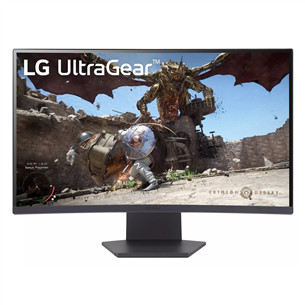 LG UltraGear 27GS60QC, 27", QHD, 180Hz, lenktas, juodas - Monitorius 27GS60QC-B