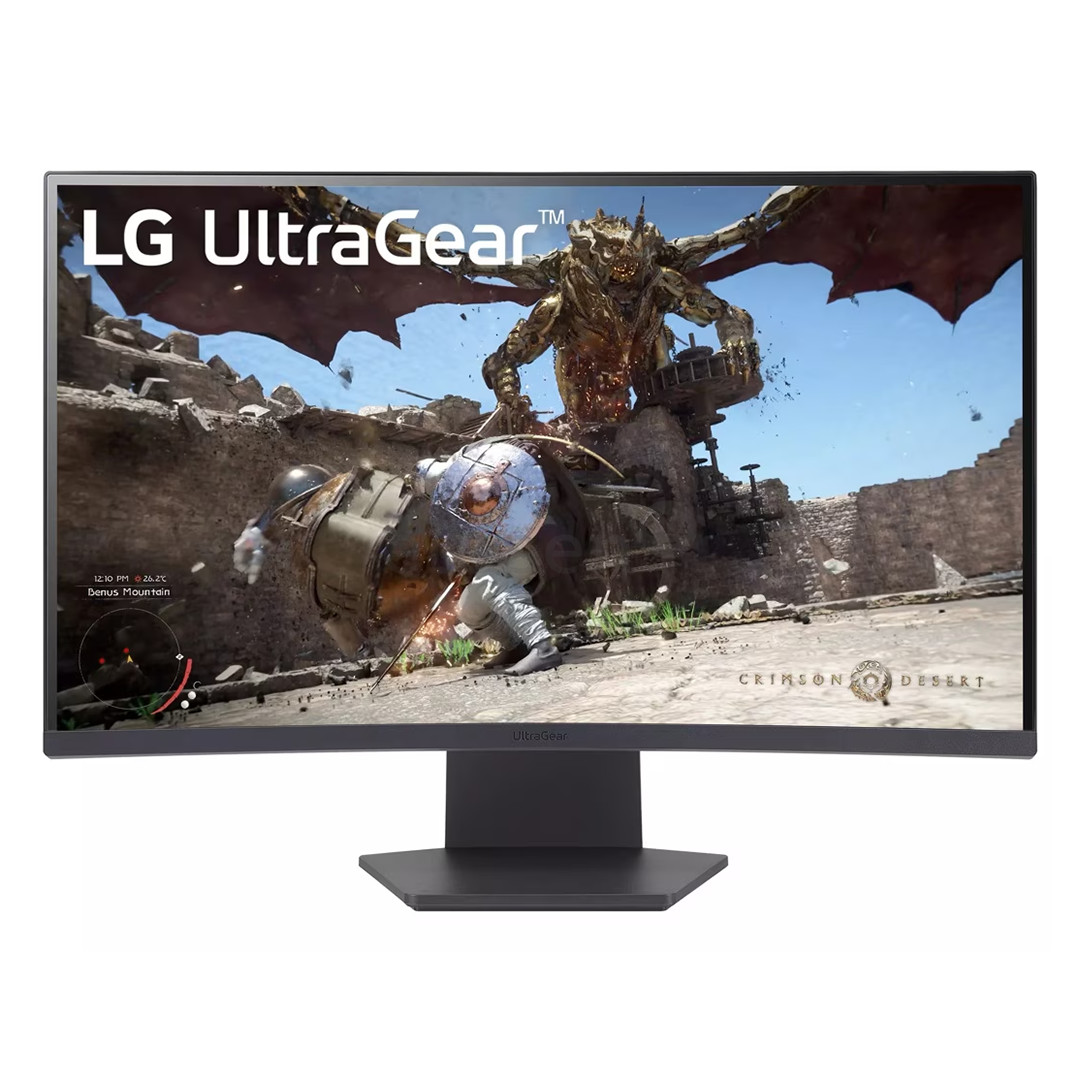 LG UltraGear 27GS60QC, 27", QHD, 180Hz, curved, black - Monitor