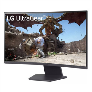 LG UltraGear 27GS60QC, 27", QHD, 180Hz, curved, black - Monitor