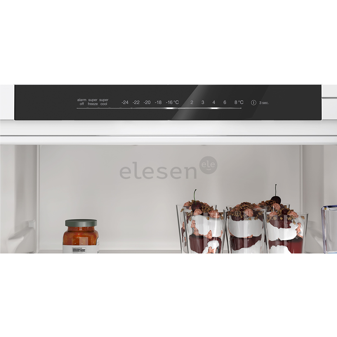 Bosch, Series 2, NoFrost, 290 л, высота 194 см - Интегрируемый холодильник