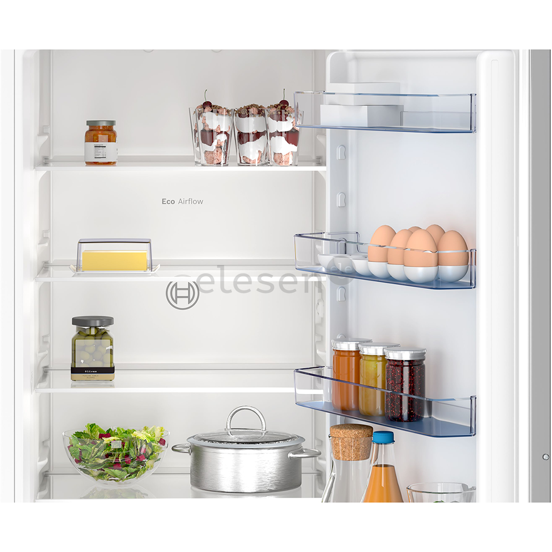 Bosch, Series 2, NoFrost, 290 л, высота 194 см - Интегрируемый холодильник