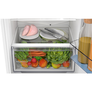 Bosch, Series 2, NoFrost, 290 л, высота 194 см - Интегрируемый холодильник