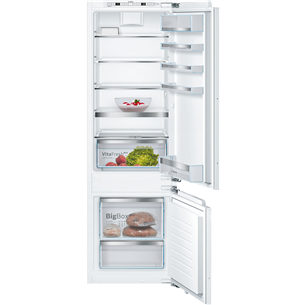 Bosch, Series 6, 270 L, aukštis 178 cm - Įmontuojamas šaldytuvas KIS87EDD0