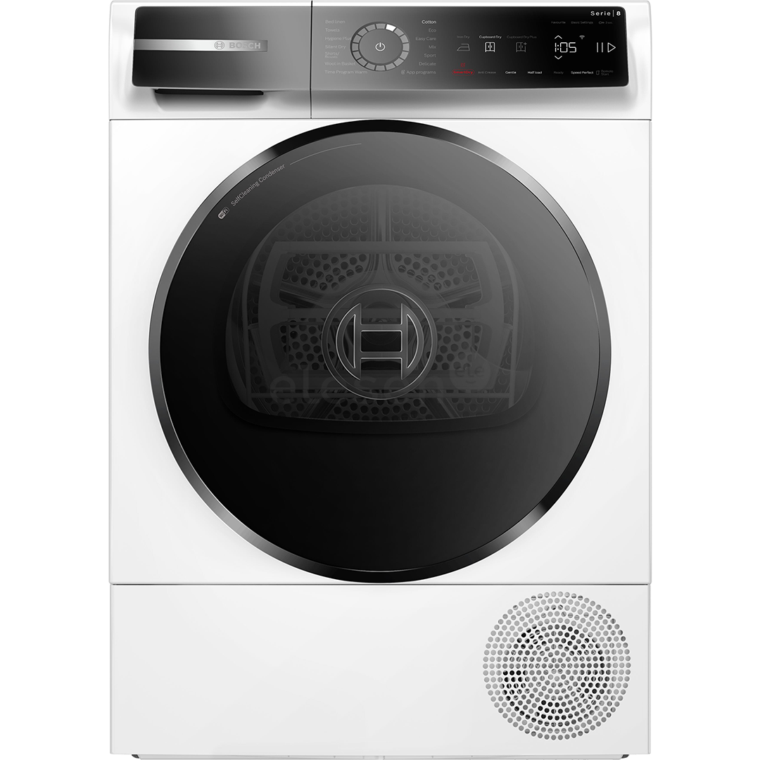 Bosch, Series 8, 9 kg, depth 61.3 cm - Clothes dryer