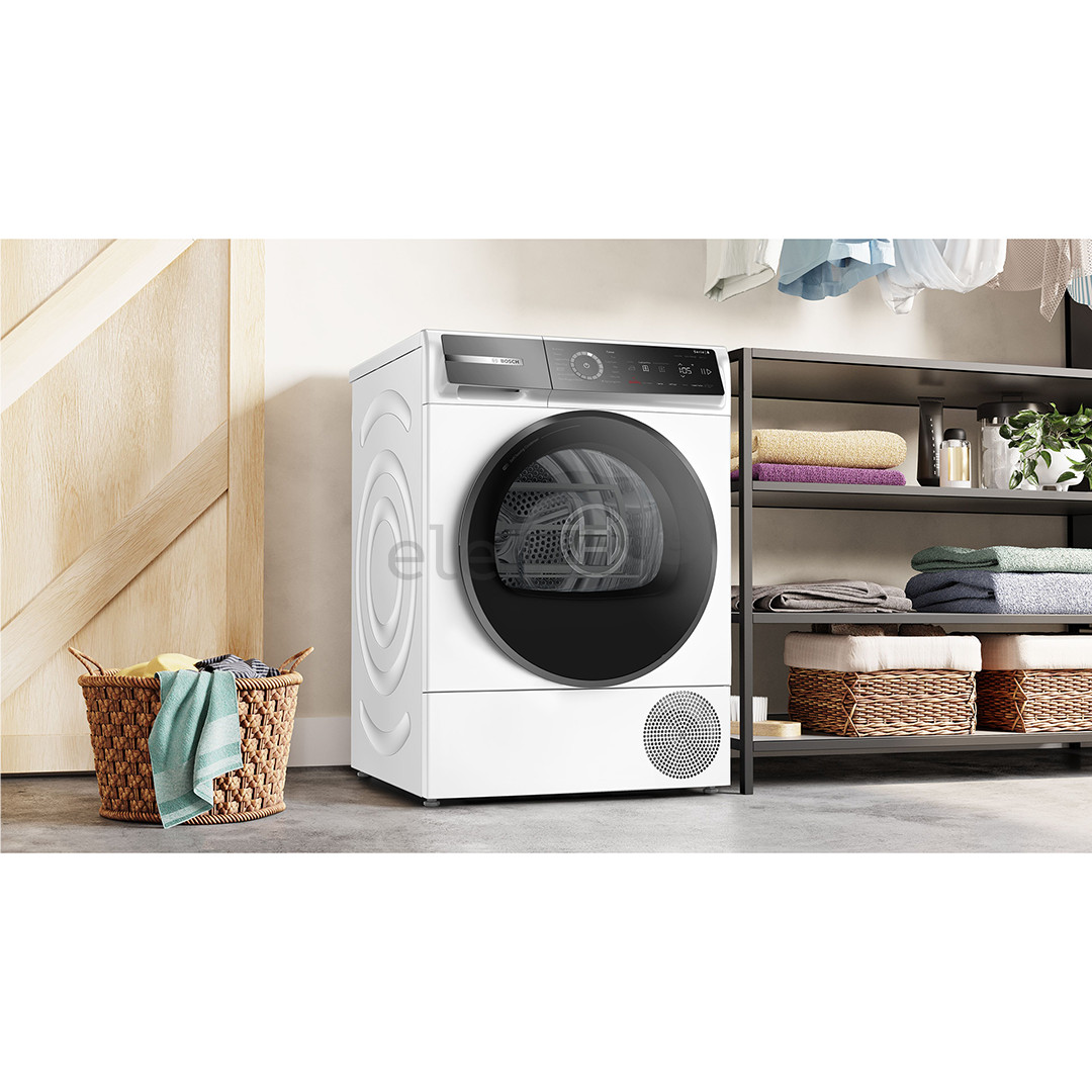 Bosch, Series 8, 9 kg, depth 61.3 cm - Clothes dryer