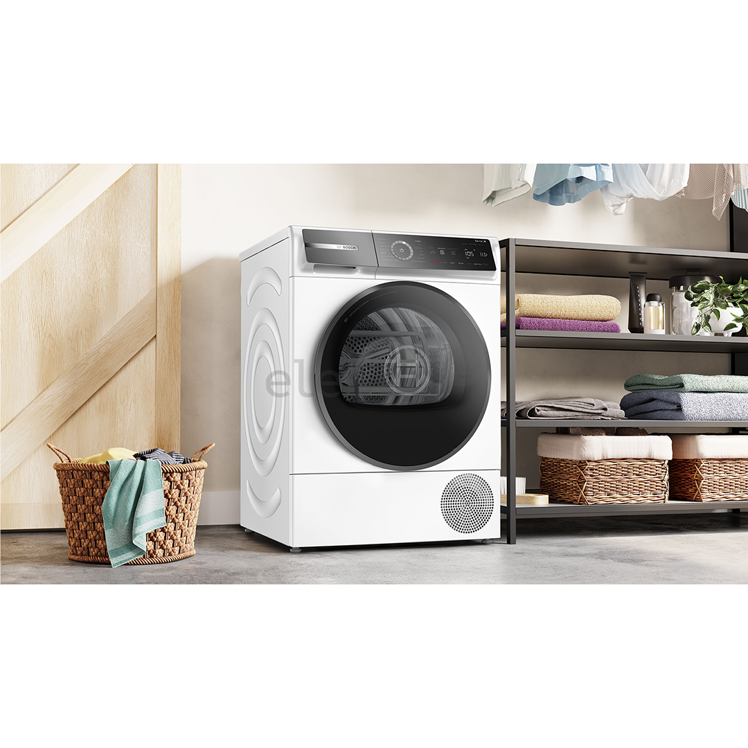Bosch, Series 8, 9 kg, depth 61.3 cm - Clothes dryer