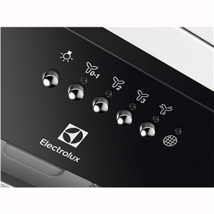 Electrolux, 600 m³/val., plotis 53 cm, juodas - Įmontuojamas gartraukis
