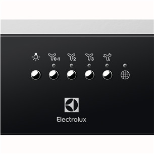 Electrolux, 600 m³/val., plotis 53 cm, juodas - Įmontuojamas gartraukis