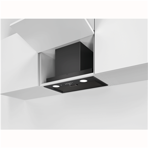 Electrolux, 600 m³/val., plotis 53 cm, juodas - Įmontuojamas gartraukis