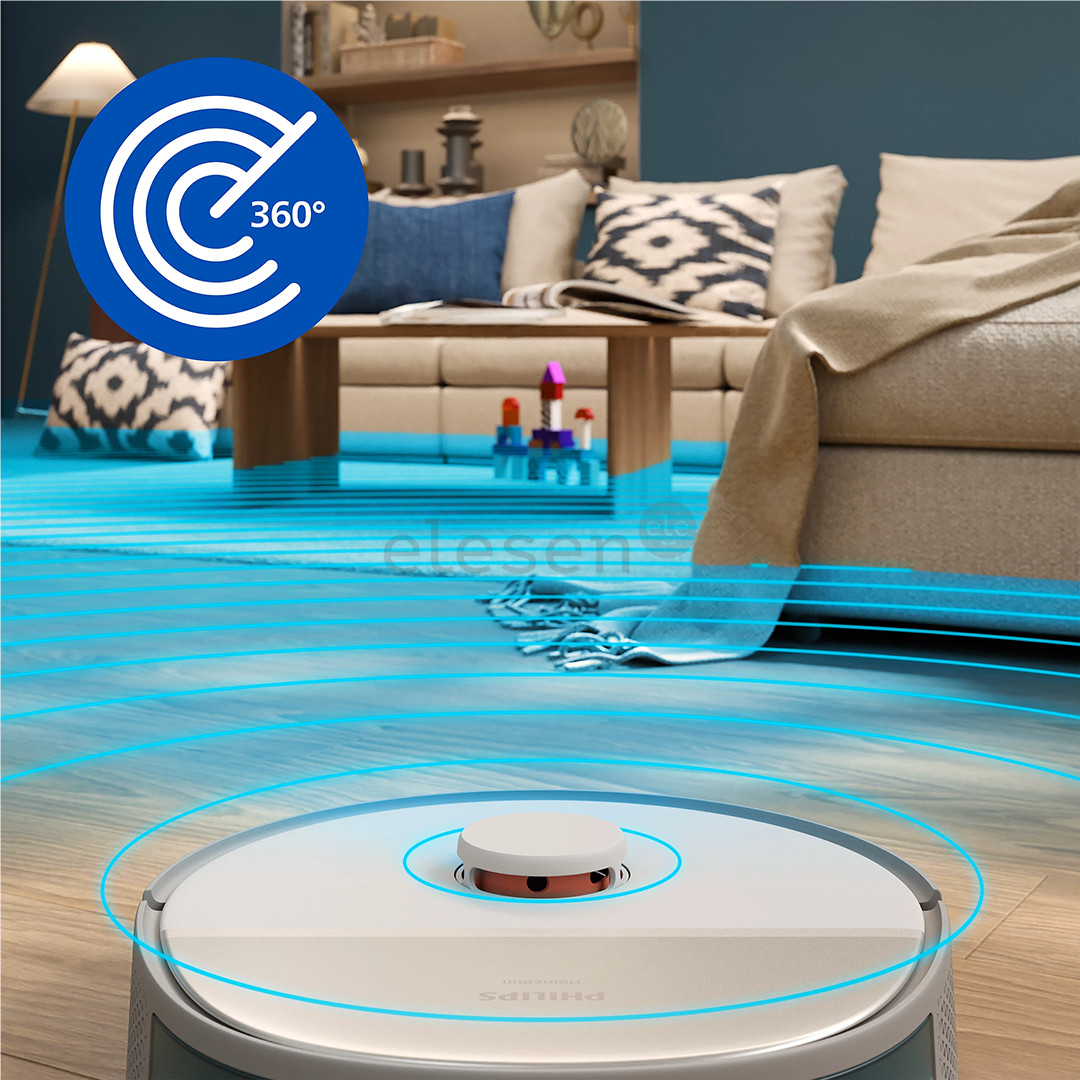 Philips HomeRun 5000 Series, Wet & Dry, beige - Robot vacuum cleaner
