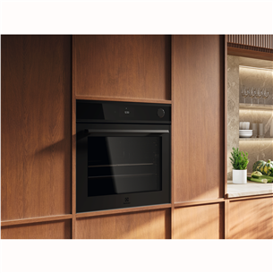 Electrolux 700 Series MealAssist with SteamCrisp, 72 L, pyrolytic cleaning, matte black - Built-in steam oven