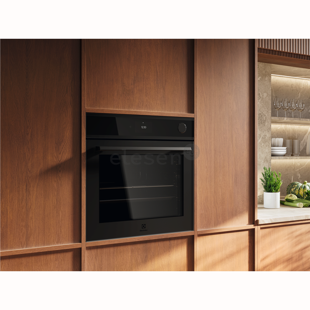 Electrolux 700 Series MealAssist with SteamCrisp, 72 L, pyrolytic cleaning, matte black - Built-in steam oven