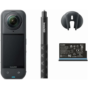Insta360 X5 Starter Bundle, 8K, 360º, juoda - Veiksmo kamera