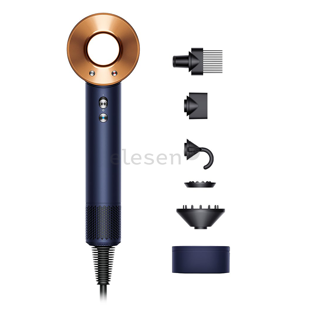 Dyson Supersonic, 1600 W, mėlynas/vario spalvos - Plaukų džiovintuvas