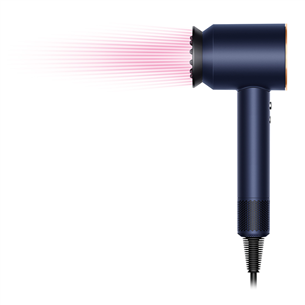 Dyson Supersonic, 1600 W, mėlynas/vario spalvos - Plaukų džiovintuvas