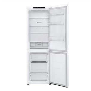 LG NatureFRESH, NoFrost, 344 L, aukštis 186 cm, baltas - Šaldytuvas