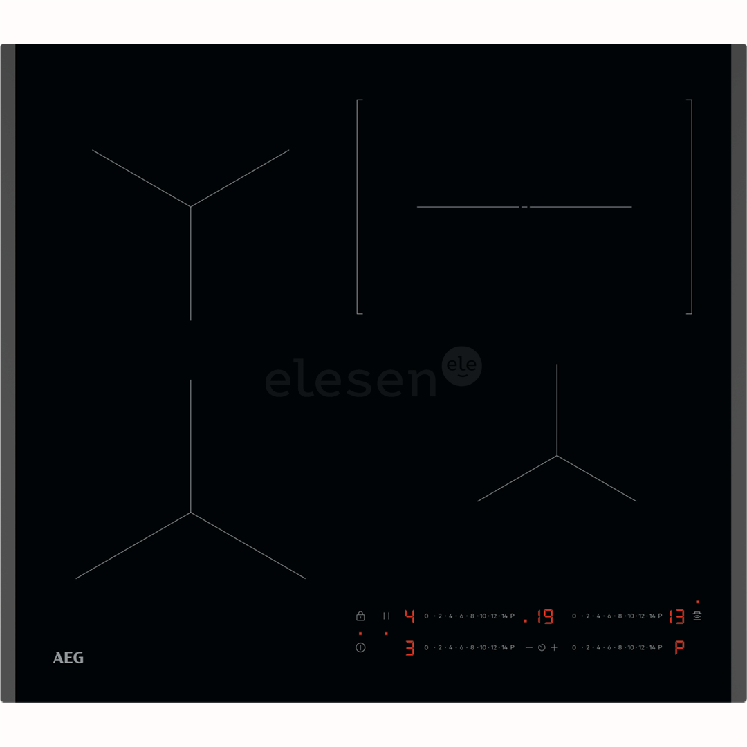 AEG 5000 Series, Hob2Hood, plotis 59 cm, juoda - Įmontuojama indukcinė kaitlentė