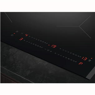 AEG 5000 Series, Hob2Hood, width 59 cm, black - Built-in induction hob