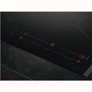 AEG 5000 Series, Hob2Hood, plotis 59 cm, juoda - Įmontuojama indukcinė kaitlentė