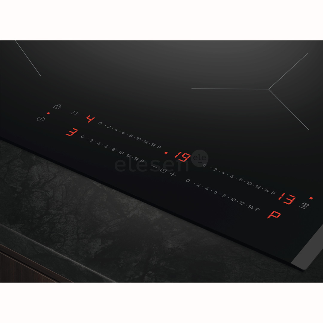 AEG 5000 Series, Hob2Hood, width 59 cm, black - Built-in induction hob