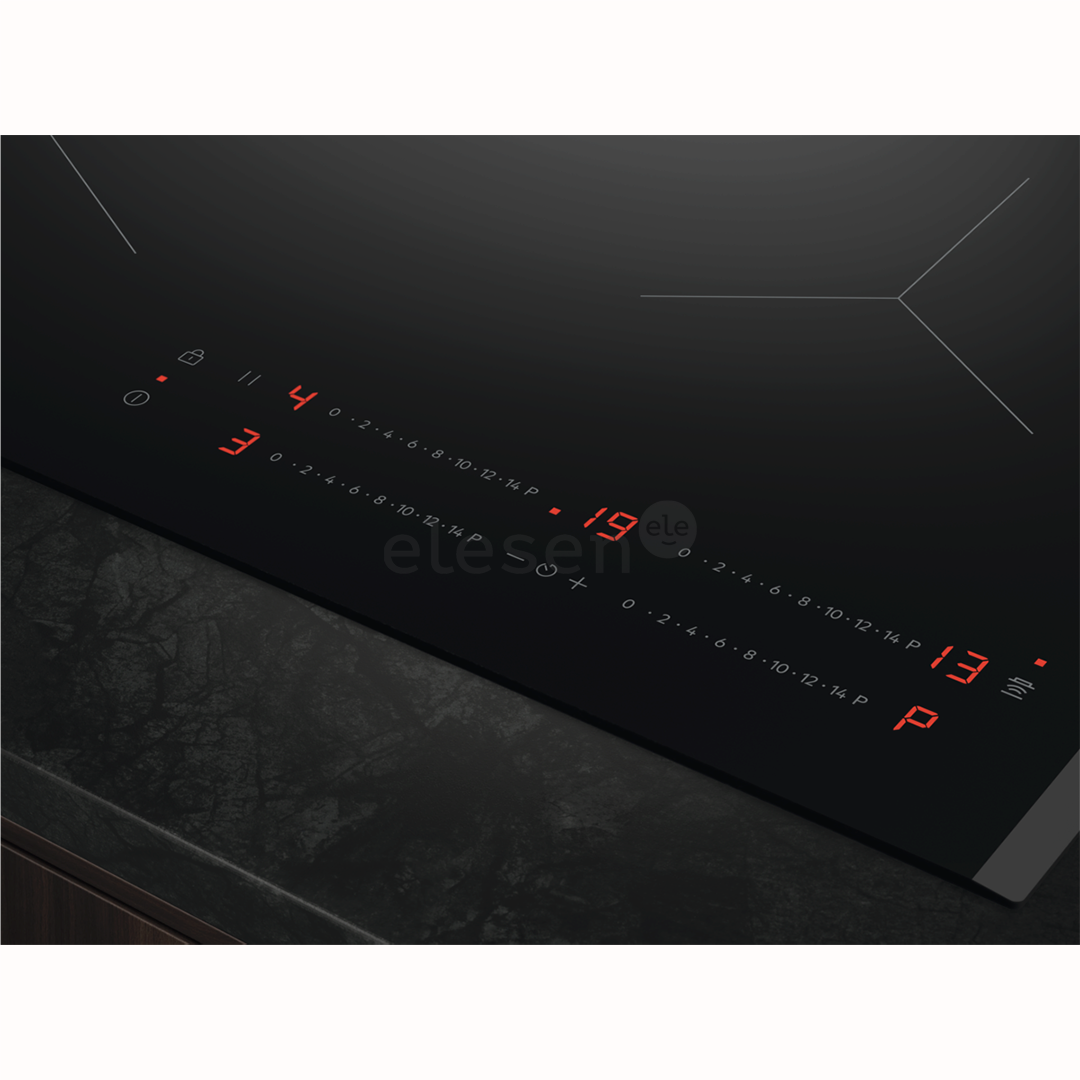 AEG 5000 Series, Hob2Hood, plotis 59 cm, juoda - Įmontuojama indukcinė kaitlentė